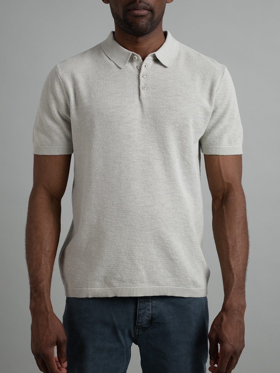 Austin Knitted Cotton Polo