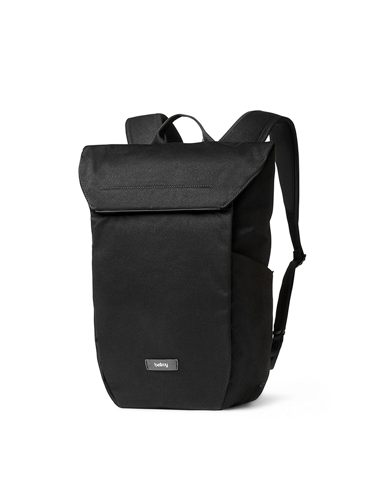 The Bellroy Melbourne Backpack Compact 13L features a rectangular flap closure, two adjustable shoulder straps, and a subtle front logo—ideal for urban professionals seeking a compact, modern look.