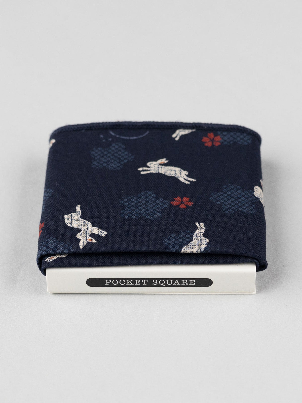 ID Japanese Printed Bunny Cotton Pocket Squares