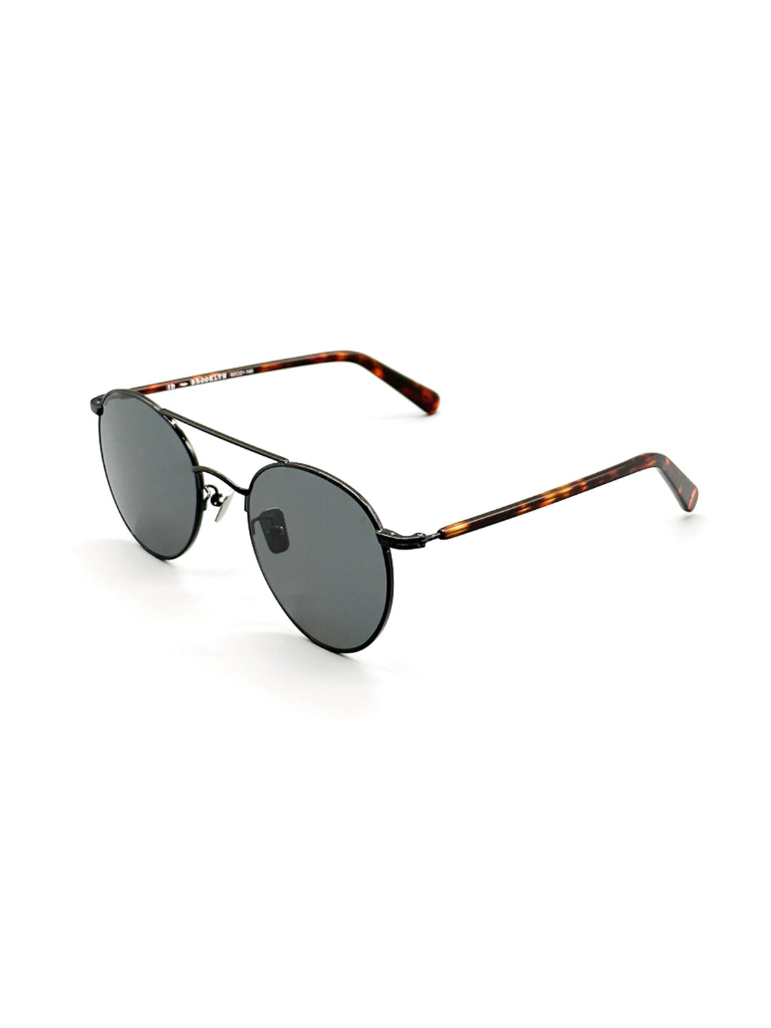 The M433GY ID Polarized Sunglasses by ID Menswear feature CR39 polarized lenses and tortoiseshell temples made from Mazzucchelli Acetate, all displayed on a white background.