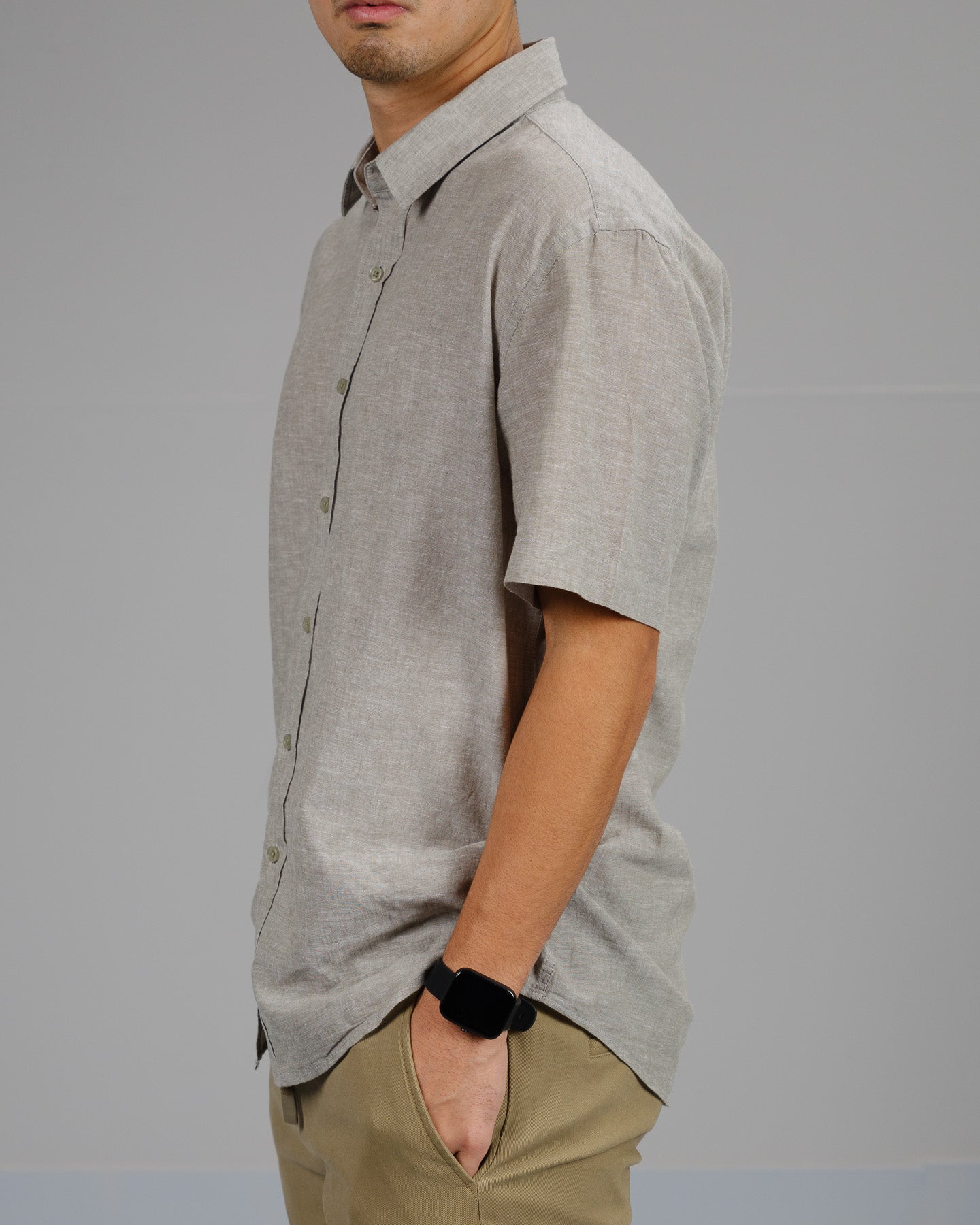 Ravi Linen Cotton Short Sleeve Shirt
