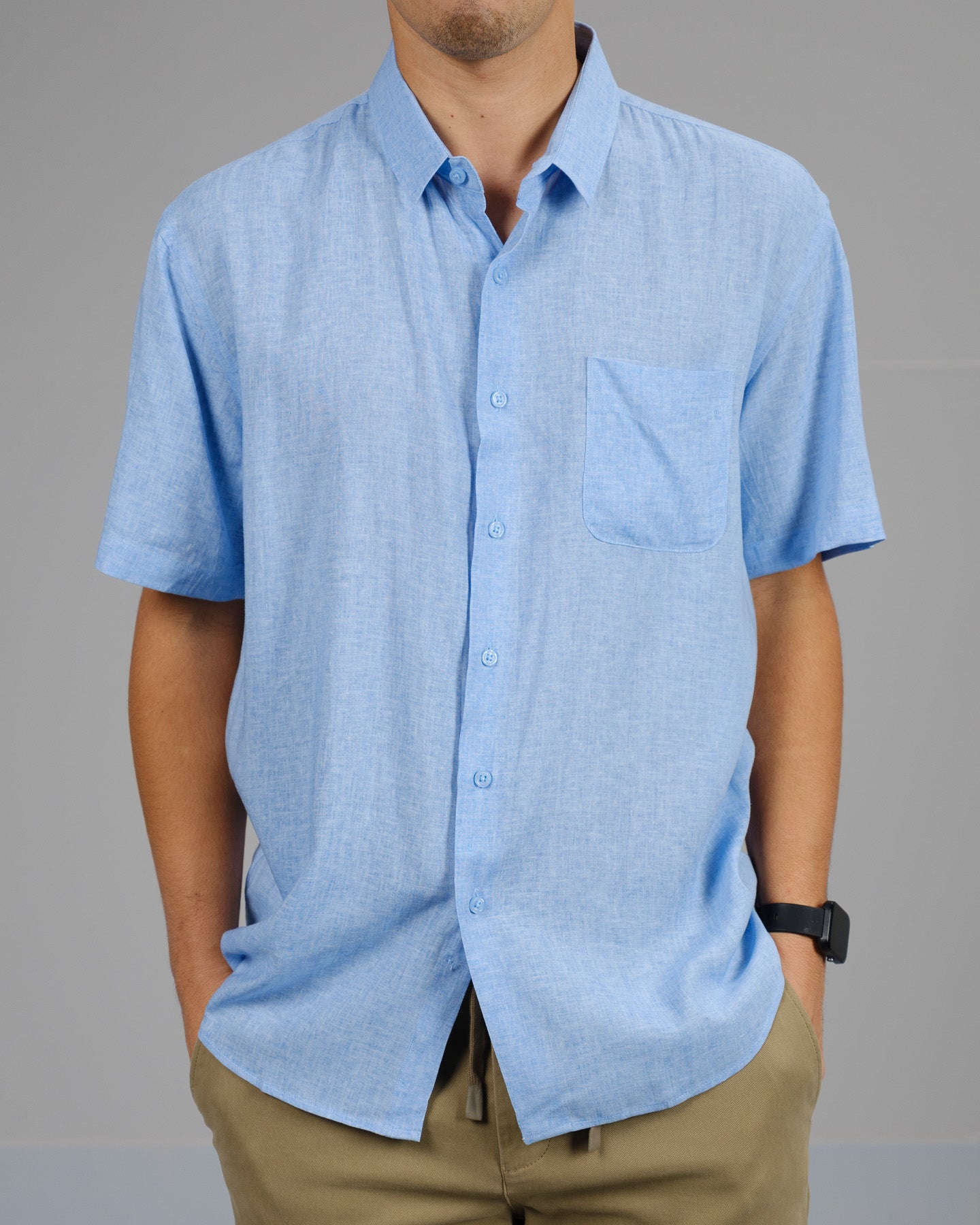 Maharishi Linen Rayon Short Sleeve Shirt