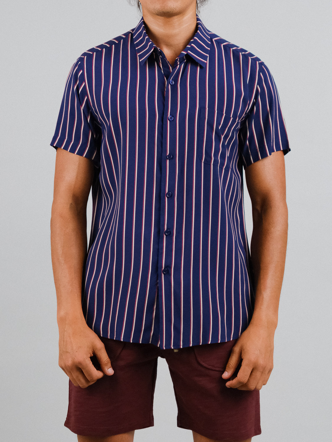 Ace Rayon Stripe Shirt