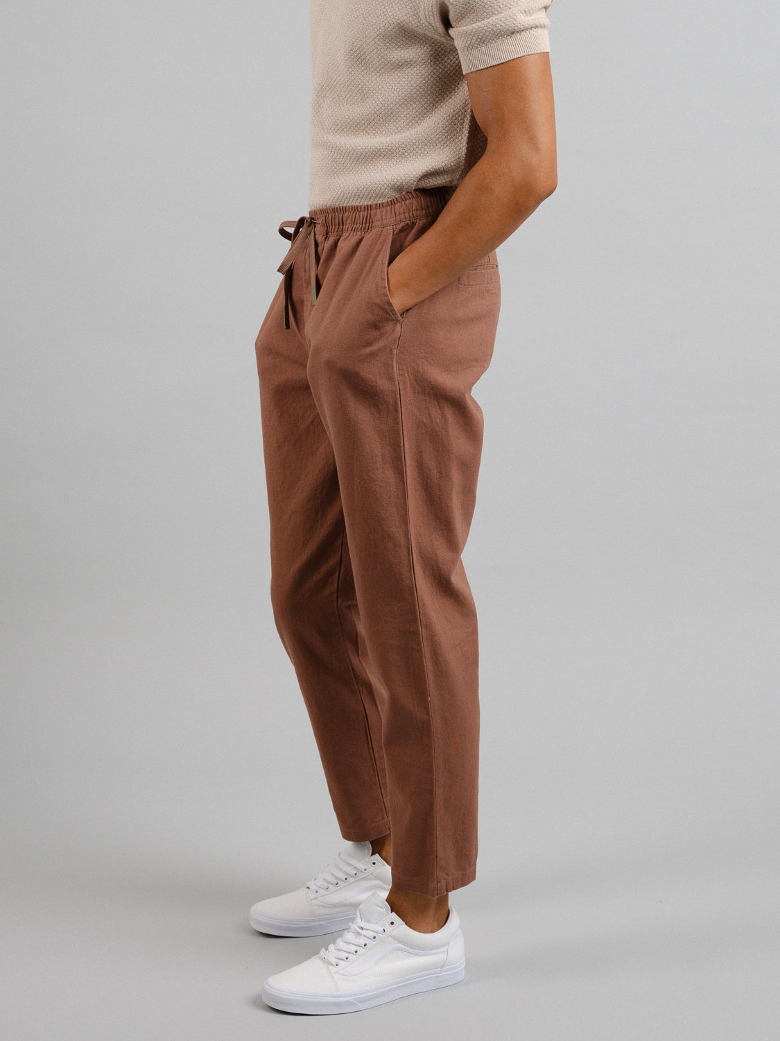 Laguna Linen Cotton Drawstring Pant - ID Menswear
