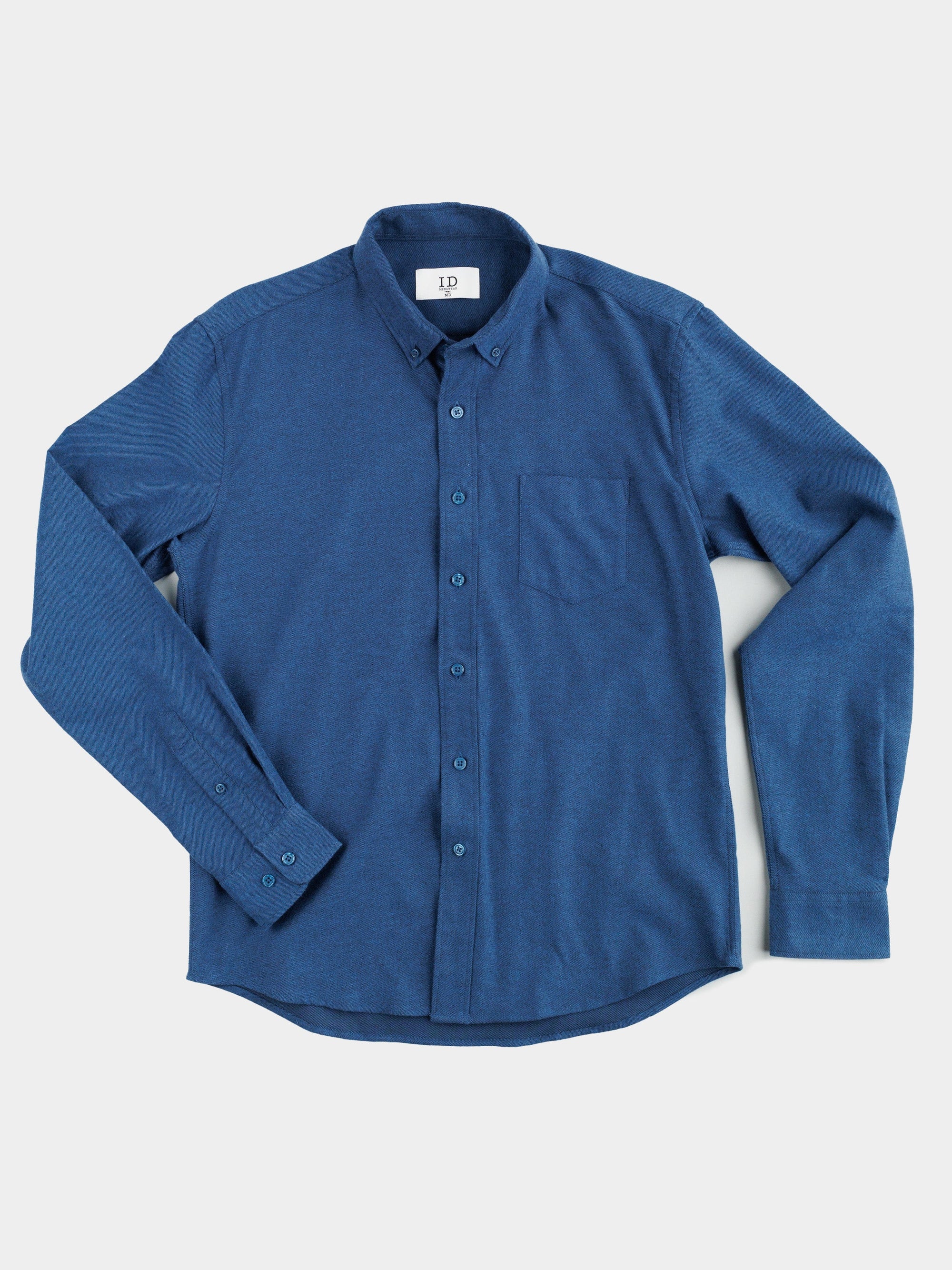 Magnus Brushed Twill Solid Flannel Shirt