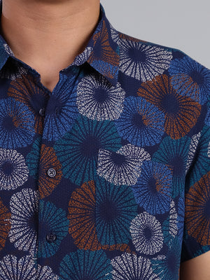 Kobe - Short sleeve printed rayon shirt