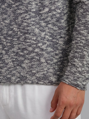 Havana - reverse knit long sleeve cotton sweater