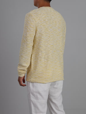 Havana - reverse knit long sleeve cotton sweater