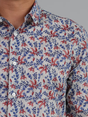 Mountain Lilly - Long sleeve 100% cotton printed shirt