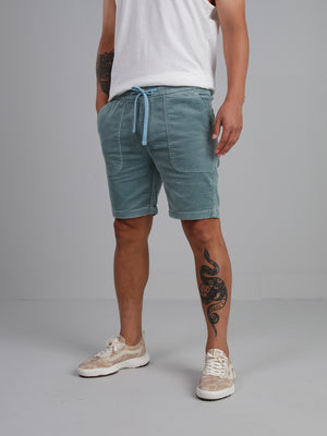 Weatherman - Corduroy stretch drawstring shorts