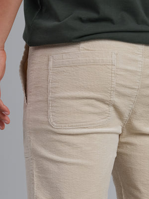 Weatherman - Corduroy stretch drawstring shorts