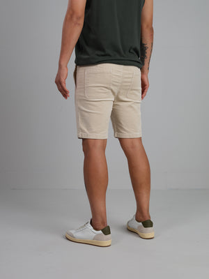 Weatherman - Corduroy stretch drawstring shorts