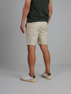Trooper - Lightweight ramie blend stretch shorts