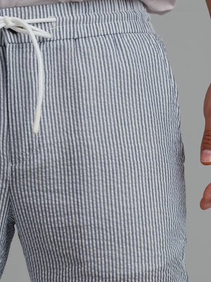 Franklin - Seersucker drawstring pants