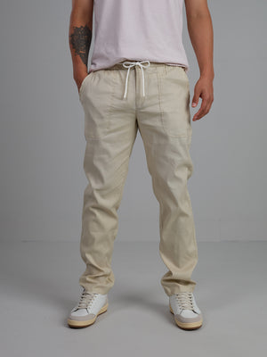 Marshall - Ramie blend drawstring pants
