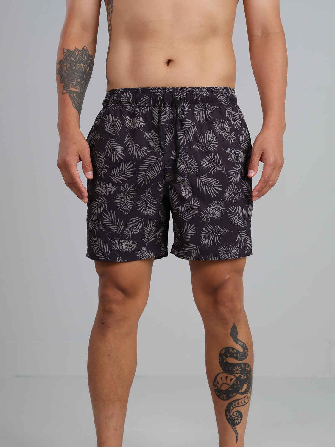 Cocopalm Palm Leaves Swim Trunk with Fast Dry and Stretch
