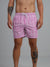 Magenta Lines - Striped swim trunk with fast dry and stretch