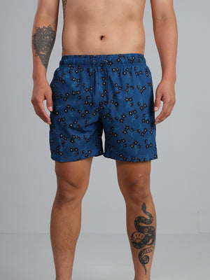Daffodil - Floral printed swim trunk with fast dry and stretch