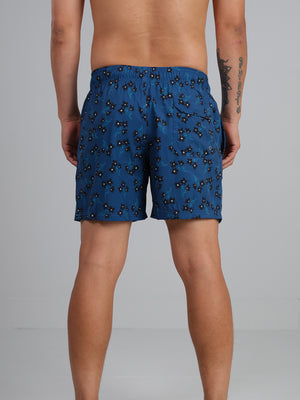 Daffodil - Floral printed swim trunk with fast dry and stretch