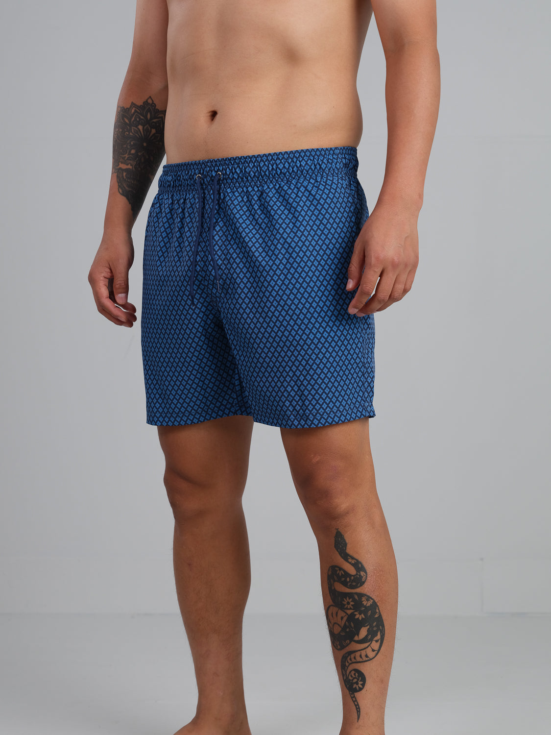 Stars Printed Swim Trunk with Fast Dry and Stretch