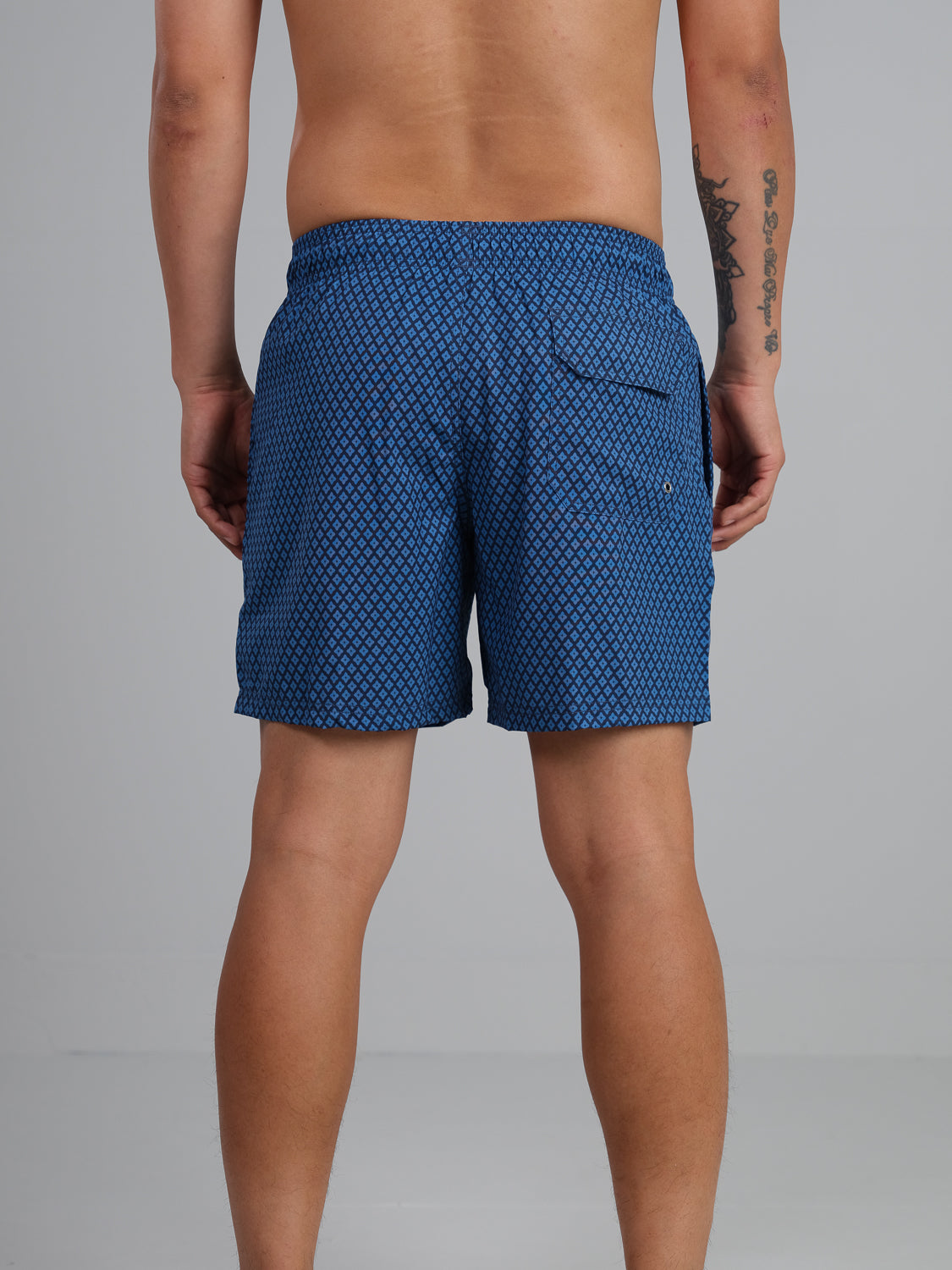 Stars Printed Swim Trunk with Fast Dry and Stretch
