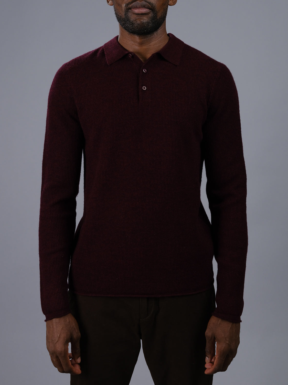 Gothenberg Merino Long Sleeve Polo