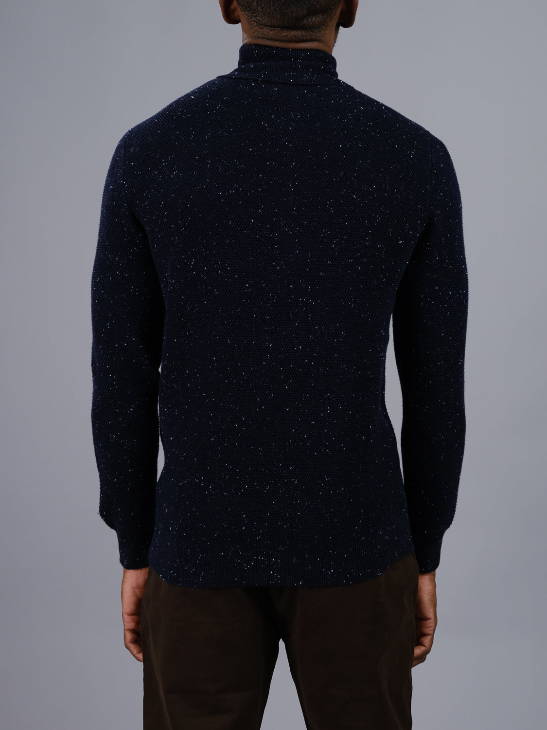 Brampton High Neck Cotton Sweater