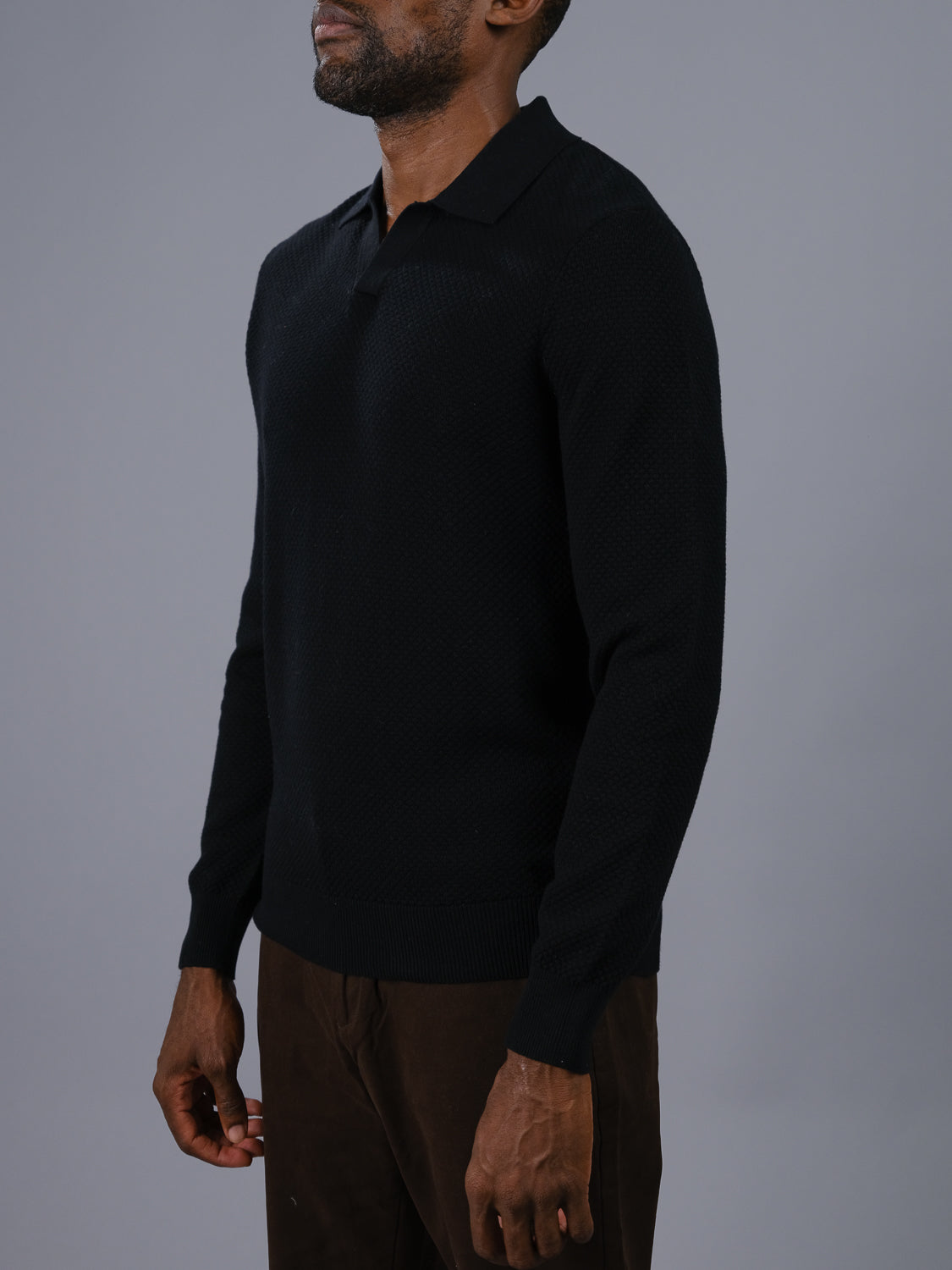 Seattle Long Sleeve Cotton Polo