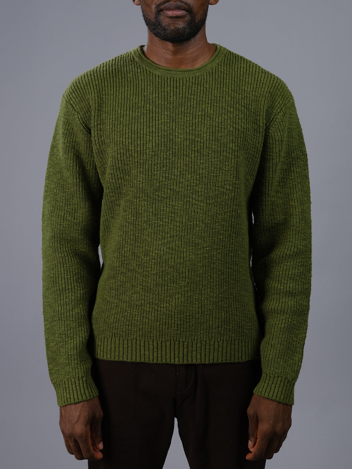 Dublin Slub Cotton Rolled Neck Sweater