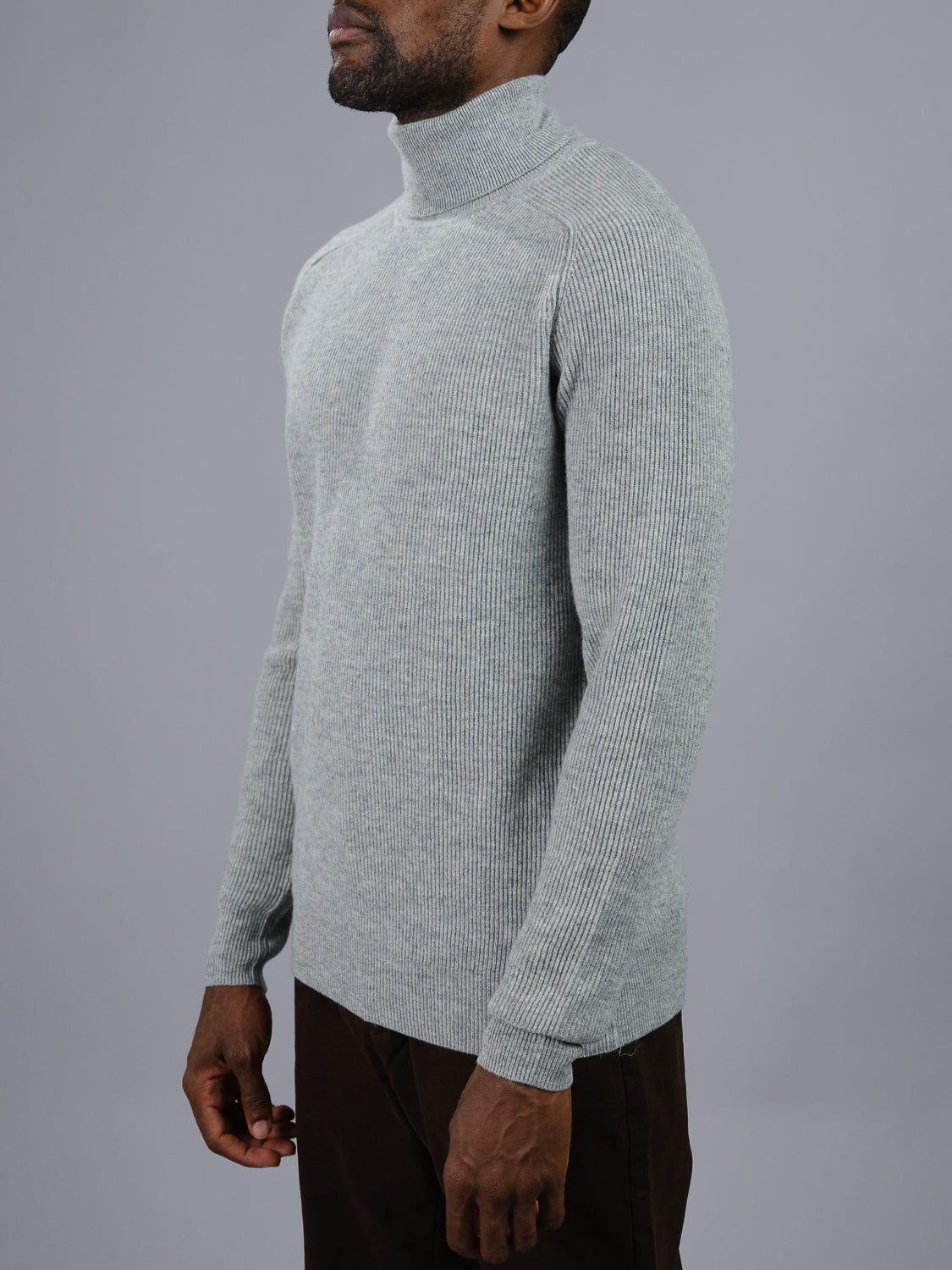 Ottawa Merino Wool High Neck Sweater