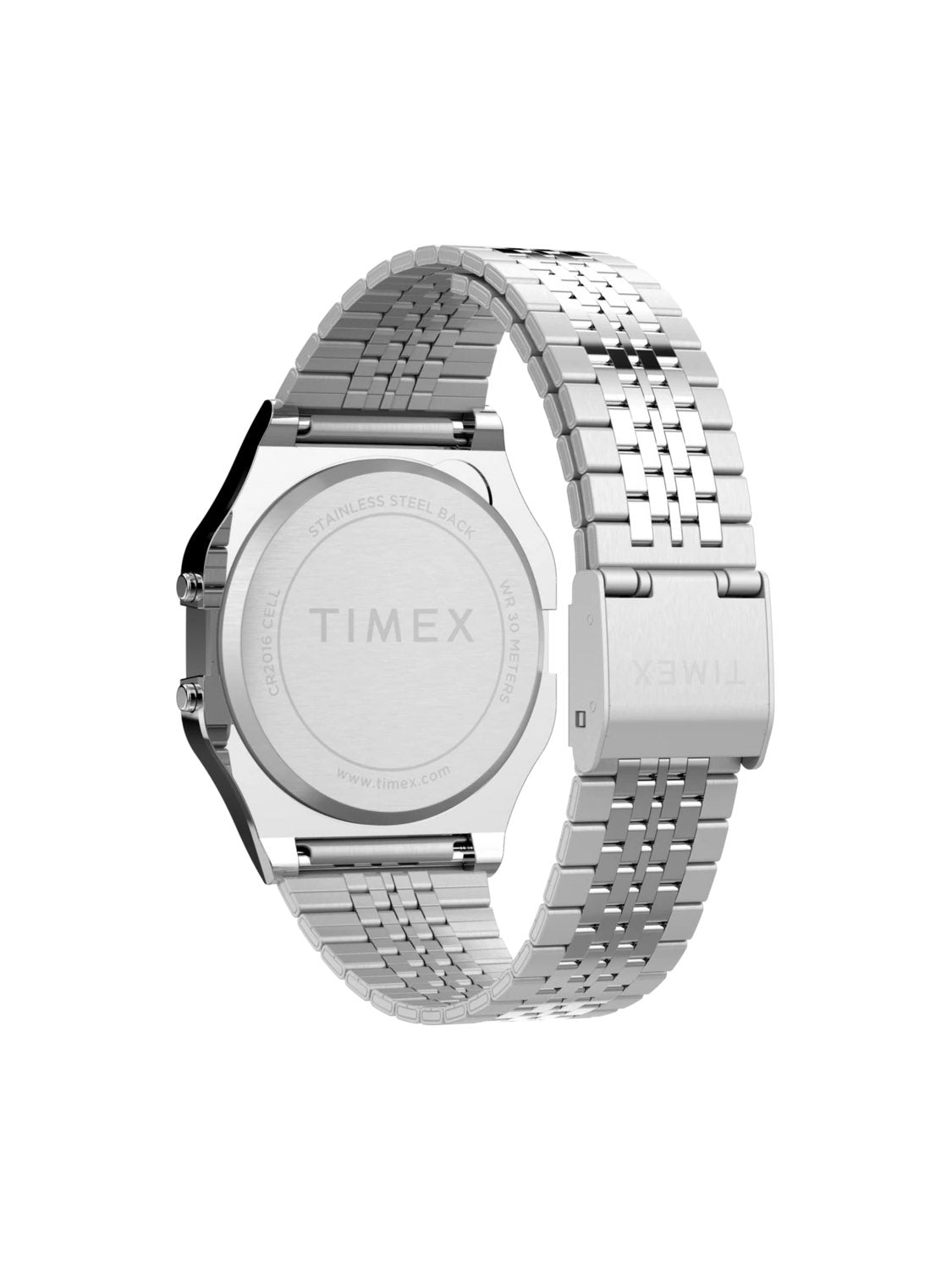 Timex T80 34mm Stainless Steel Bracelet Watch