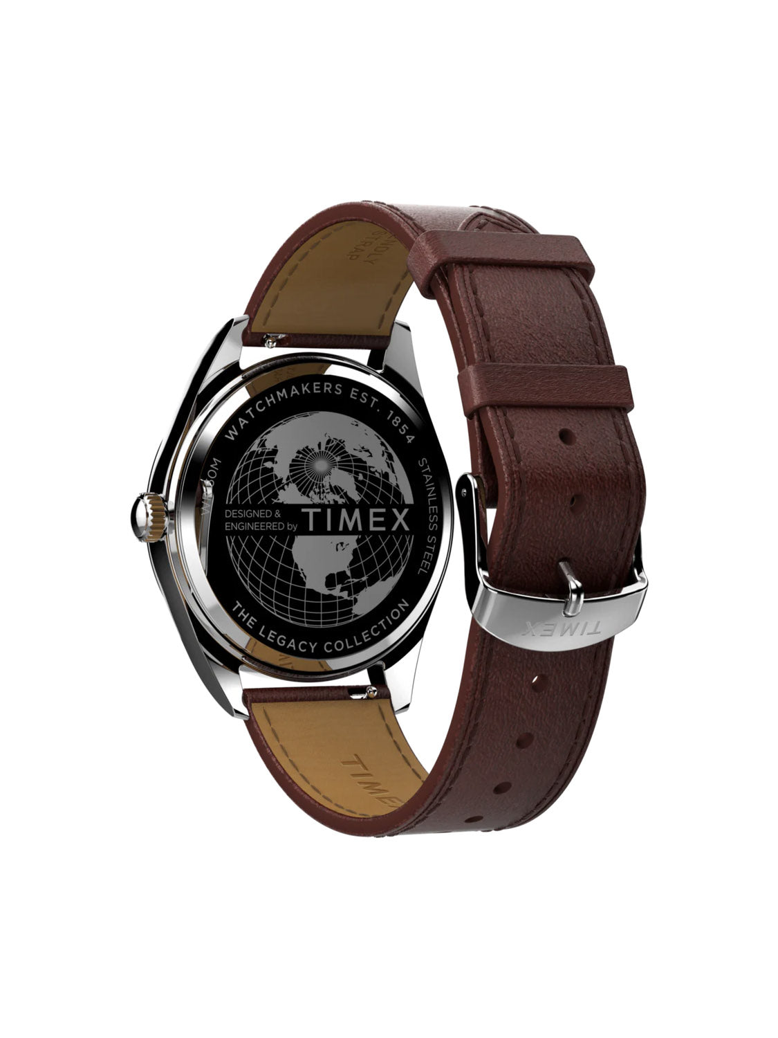 Timex Legacy 41mm Leather Strap Watch