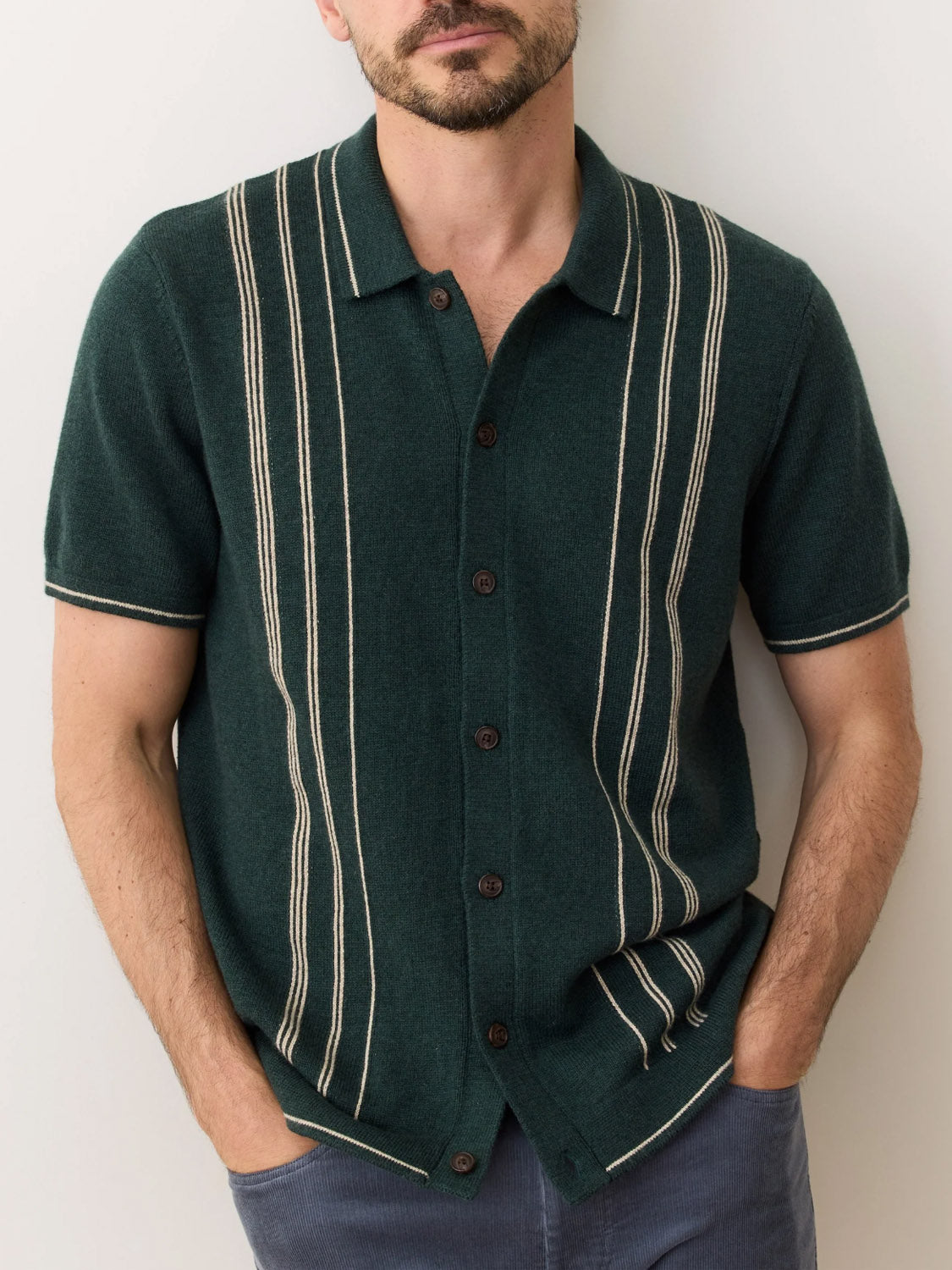 Berry Sweater Button Down