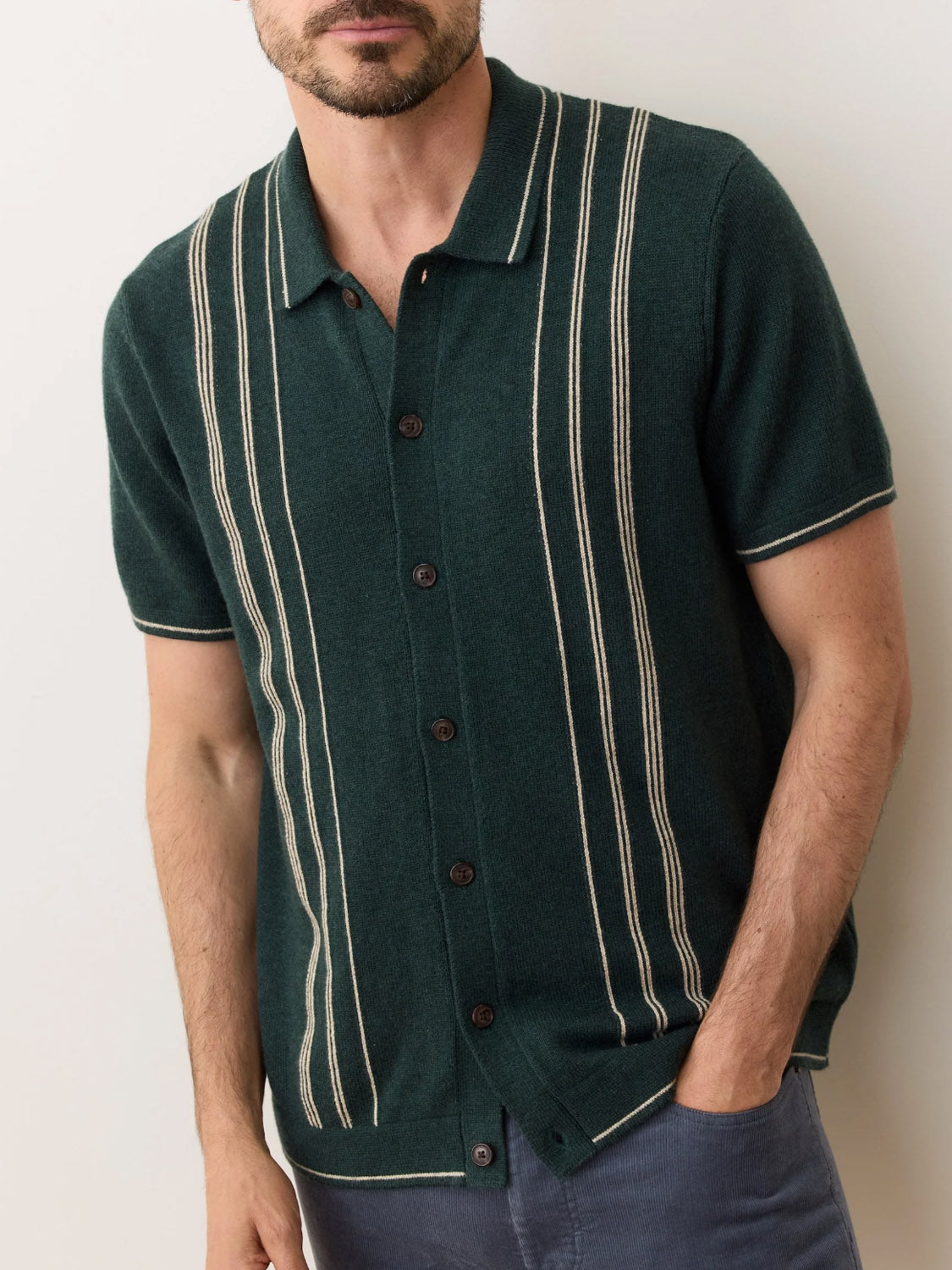 Berry Sweater Button Down