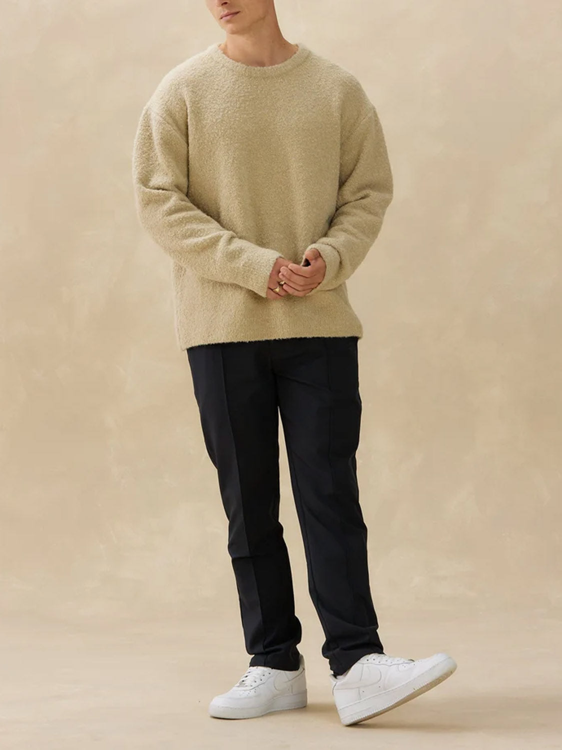 Kuwalla Knitted Boucle Sweater