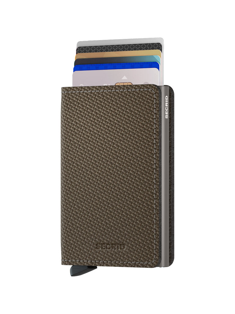 Secrid Slim Wallet Carbon Fibre Pattern Leather