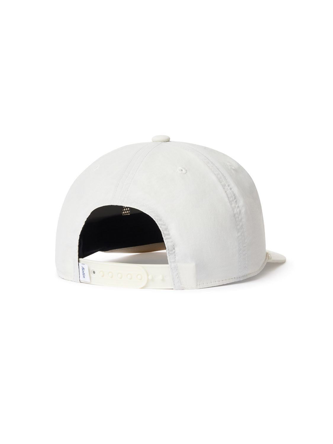 The Katin Crawford Hat by Katin is a white baseball cap shown from the back, featuring a Snapback closure and a small label on the strap, crafted with attention to detail.
