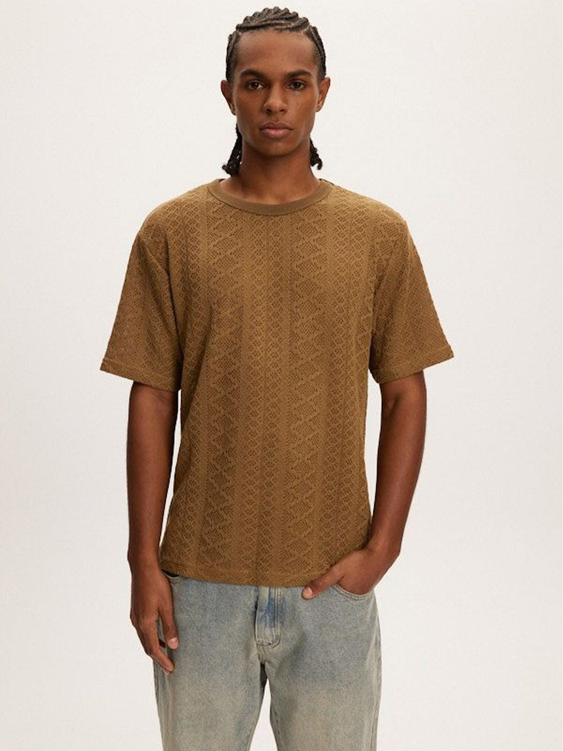 Kuwalla Crochet Jersey Tee