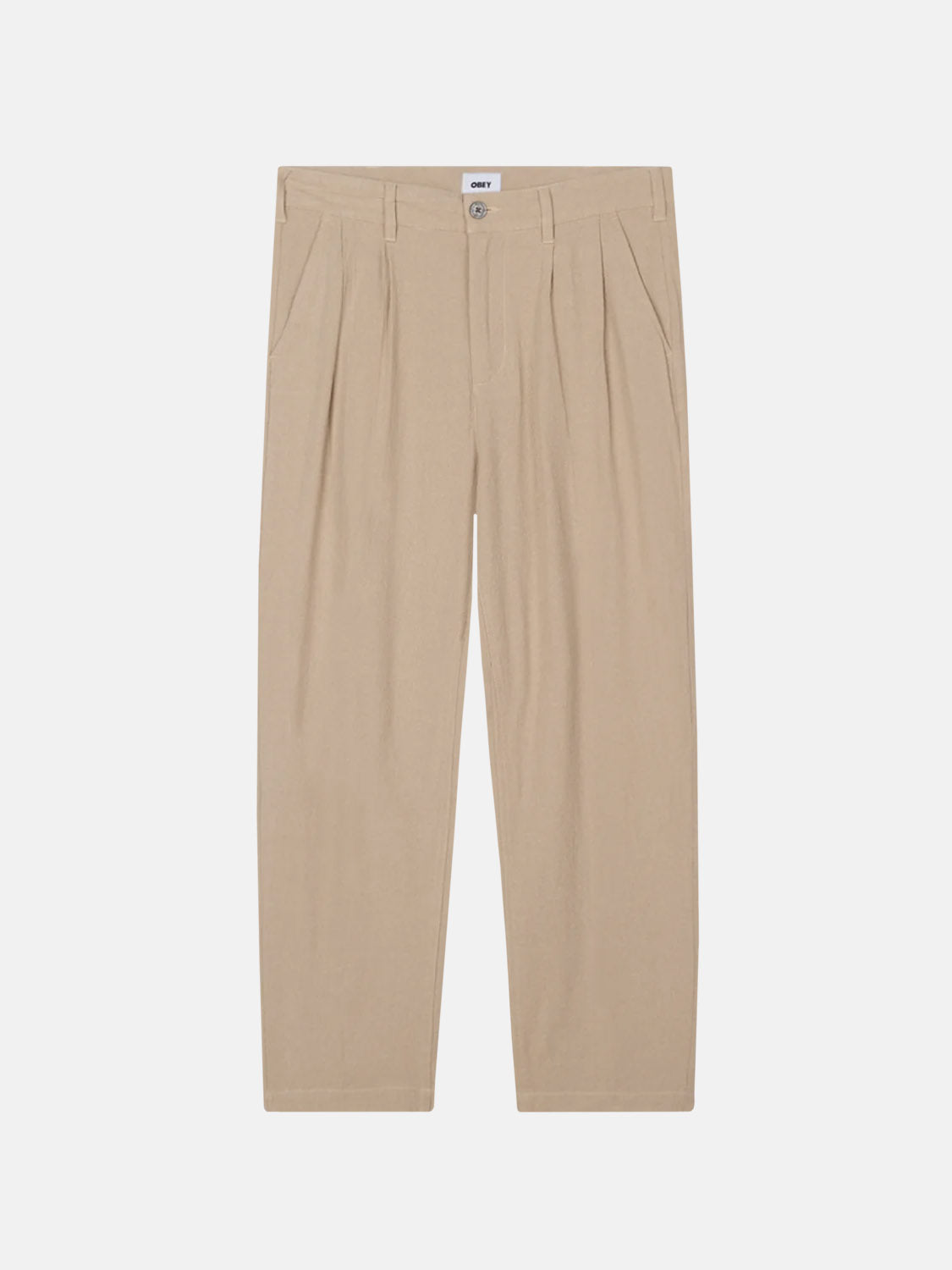 Obey Fubar Linen Pleated Pant