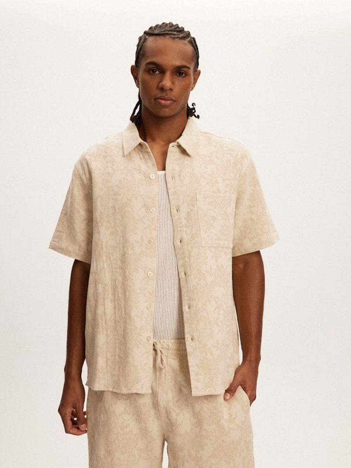 Kuwalla Jacquard Linen Shirt