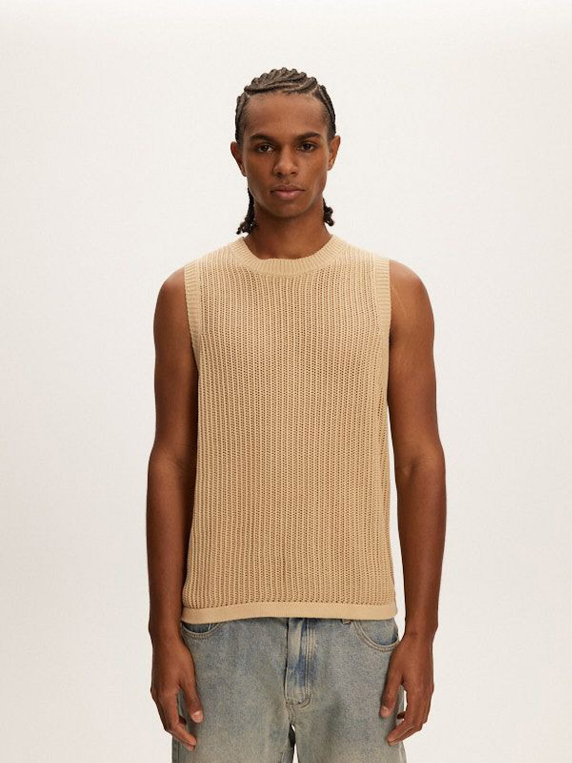 Kuwalla Knitted Sleeveless Vest