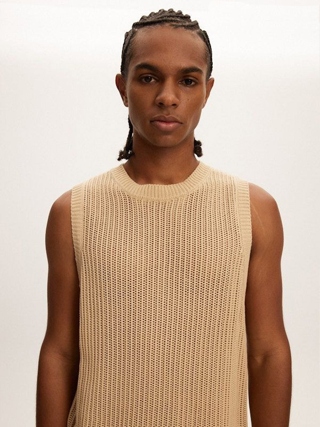 Kuwalla Knitted Sleeveless Vest