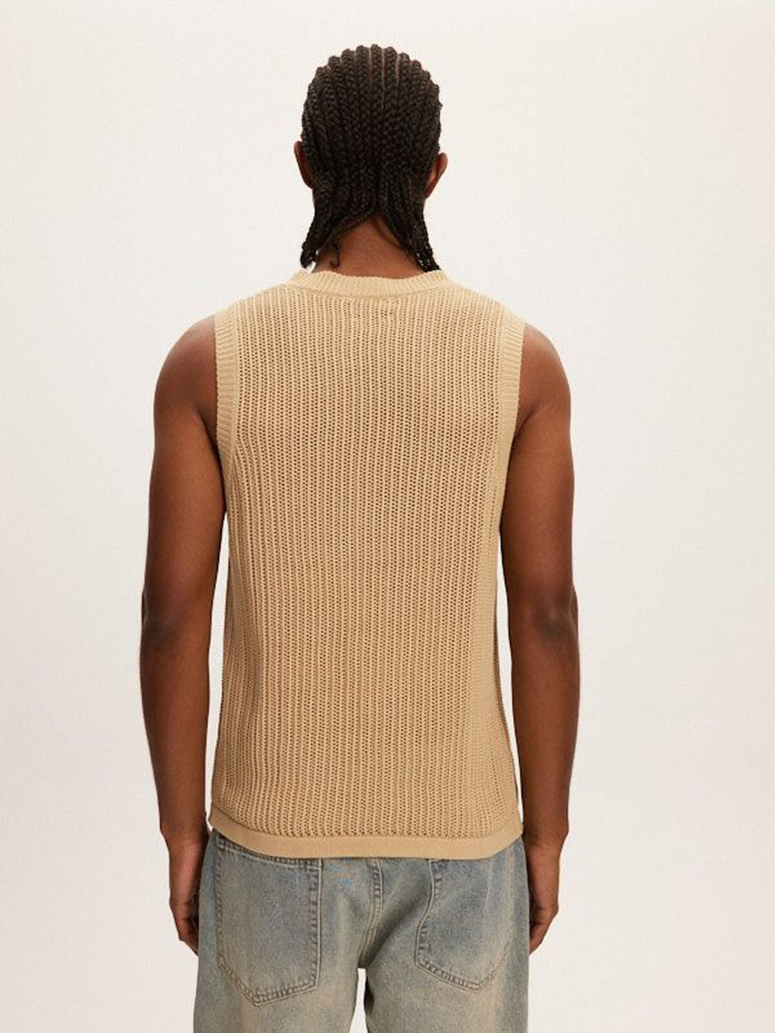 Kuwalla Knitted Sleeveless Vest