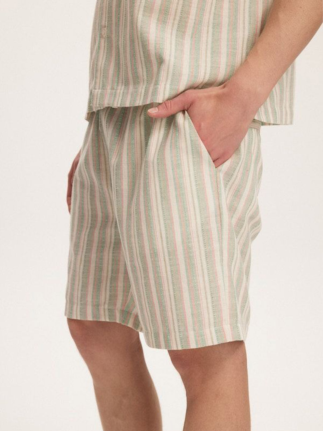 Kuwalla Linen Stripes Short