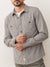 Pacific Stretch Grey Twill Overshirt