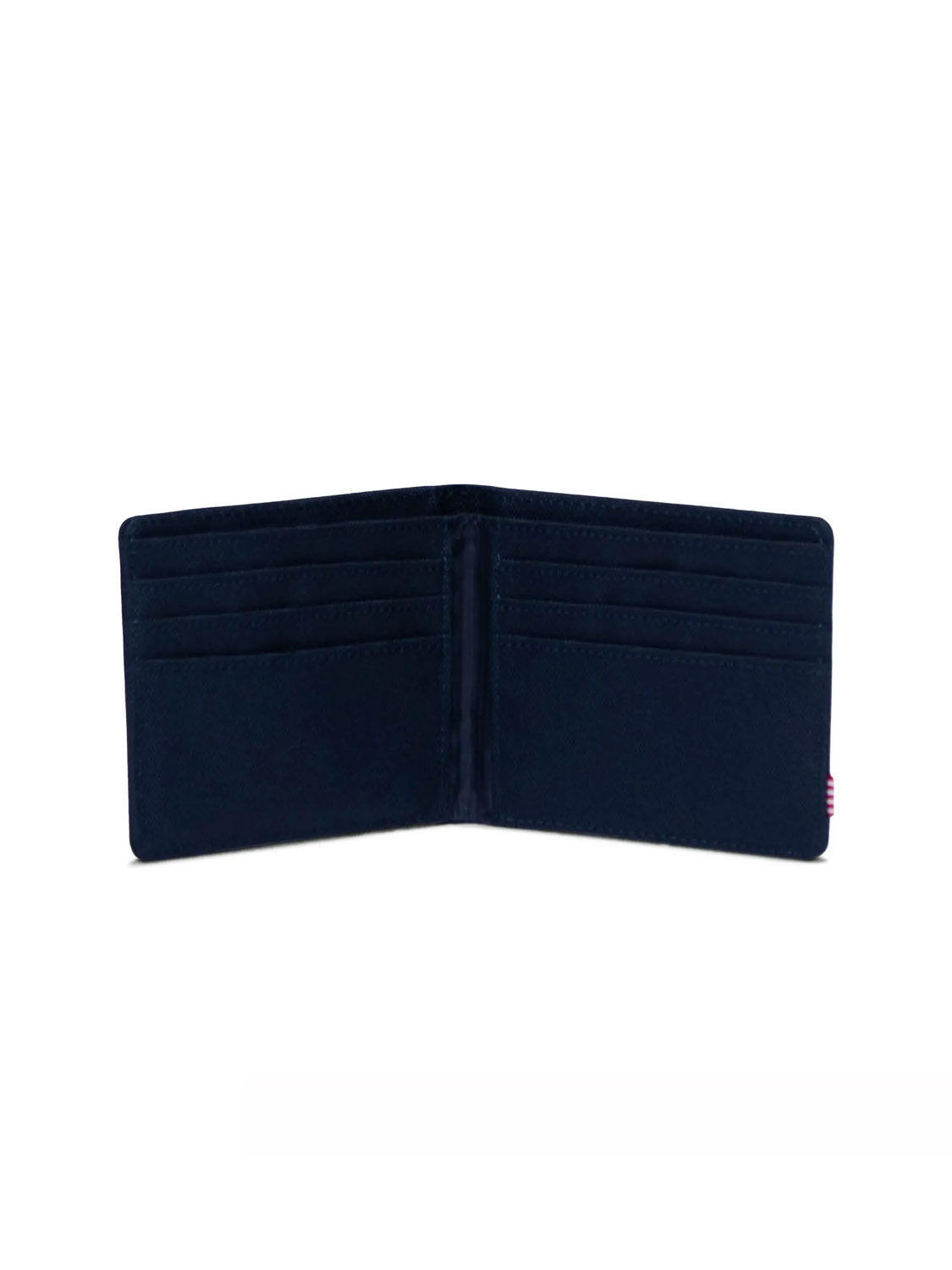 The Herschel Roy Classic Folded Wallet is displayed open against a plain white background, revealing multiple card slots on both sides.