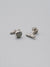 Rhodium Plated Silver Gemstone Cufflink