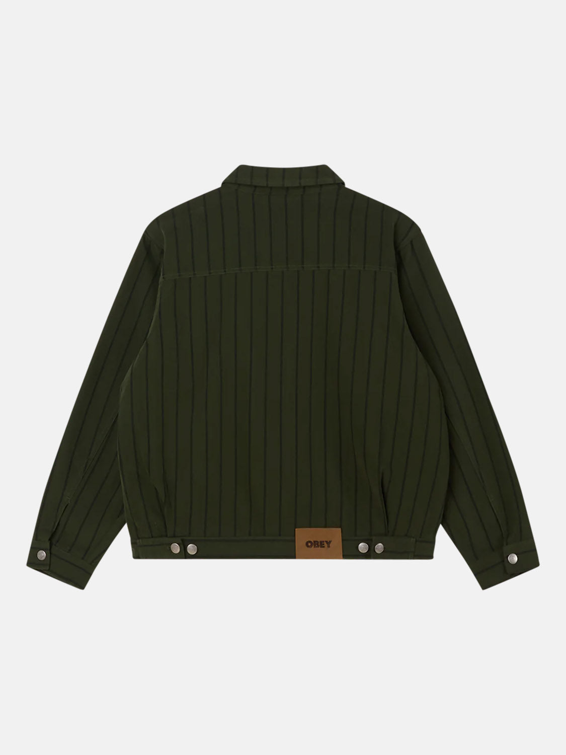 Obey Stripe Zip Jacket