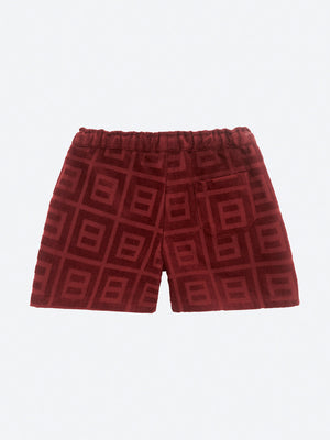 OAS Terry burgundy Terrace shorts