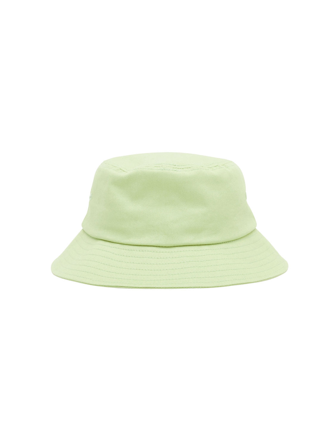 The Obey Bold Twill Bucket Hat by Obey is a light green twill bucket hat featuring a wide, downward-sloping brim. It has a classic fit and simple design, with no visible logos or patterns, set against a plain white background.